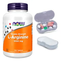 Comprar L-arginina 1000mg Now Foods 120 Tablets + Porta Cápsulas
