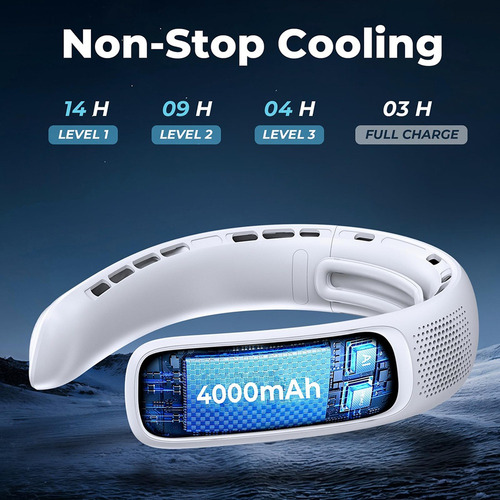 Ventiladores De Cuello Portátiles E1 Que Expulsan Aire Frío,
