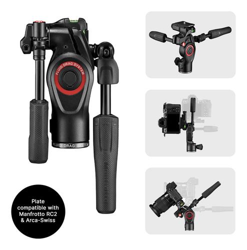 Trípode Manfrotto Befree 3-way Live Advanced De 4 Secciones