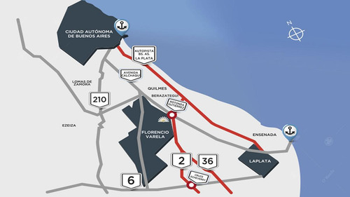 Lote En Venta De 2848 M2 - Parque Industrial Pitec 2. Zona Sur -