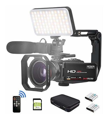 Fhd 1080p 30fps Camara Vlogging Grabadora Video Digital Mic