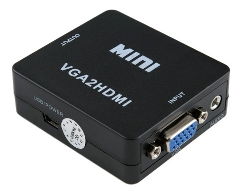 Convertidor Howei Hw Hd Mini Vga Scaler Box Audio
