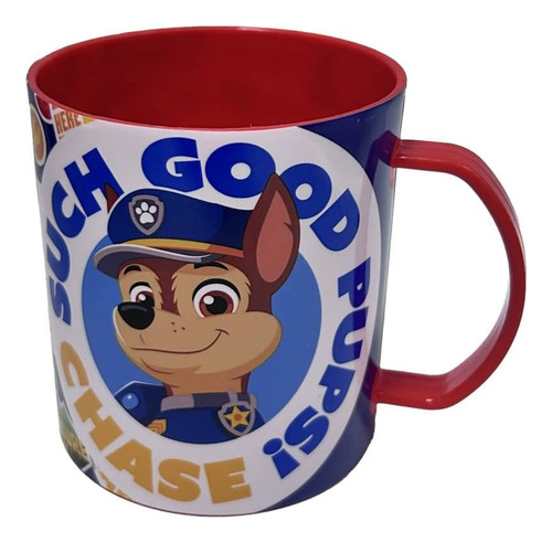 Taza Infantil De Plastico Paw Patrol 340ml Color Azul Estampa Paw Patrol