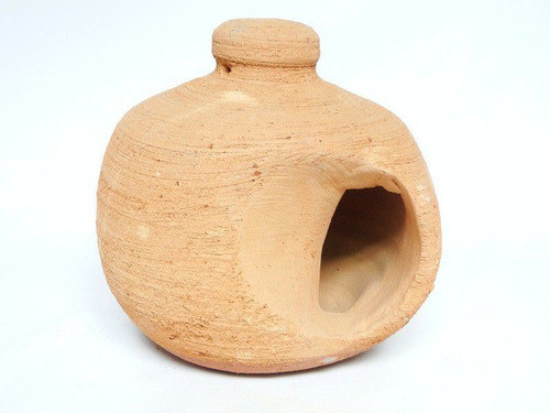 Casa Barro 2 Unidades Casinha Passarinho Aves Cerâmica