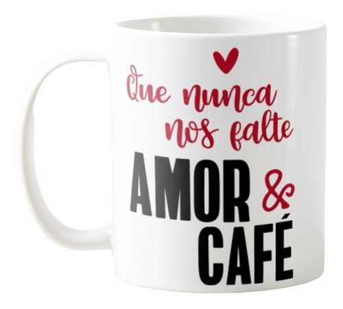 Caneca Personalizada Frase Amor E Café Presente Romântico