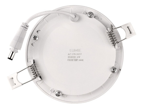 Plafon Led 6w Techo Embutir Lampara Redondo