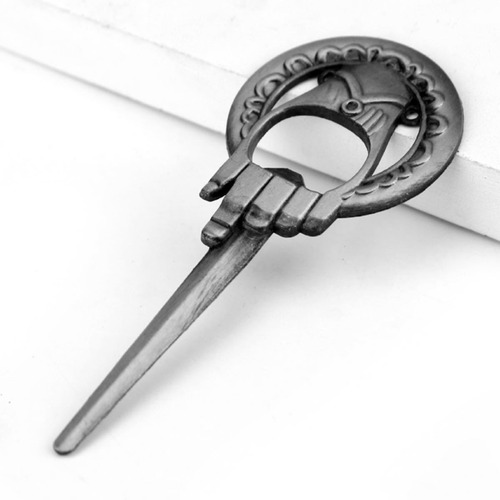 Imagen 3 de 4 de Destapador Game Of Thrones Forma Pin Mano Rey Reina Plateado