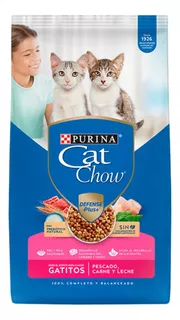 Cat Chow Carne Pescado Y Leche Gatitos 1 A 12 Meses 8kg