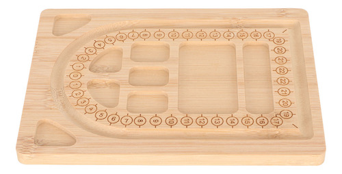 Placa De Design De Miçangas Durável E Requintada Em Bambu Mu