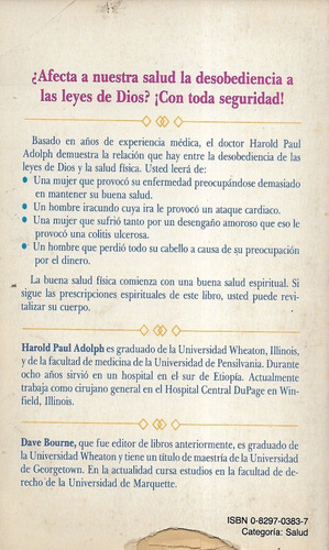No Provoque Su Enfermedad / Harold Paul Adolph Y Dave Bourne (Usado)