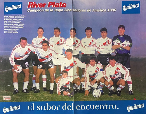 Poster  River Campeón Libertadores 1996  El Gráfico, Ez3