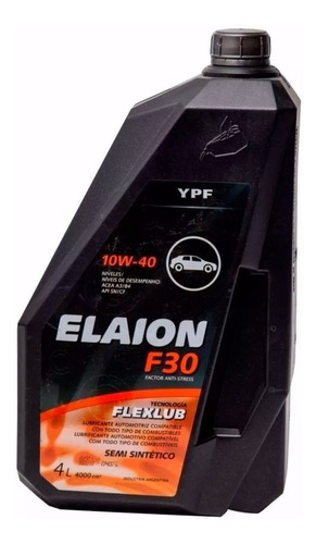 Aceite Elaion F30 Semi Sintético 10w40 4 Litros