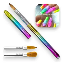 Comprar Pincel Kolinsky Arcoiris Paris Night #08 - Uñas Acrilicas