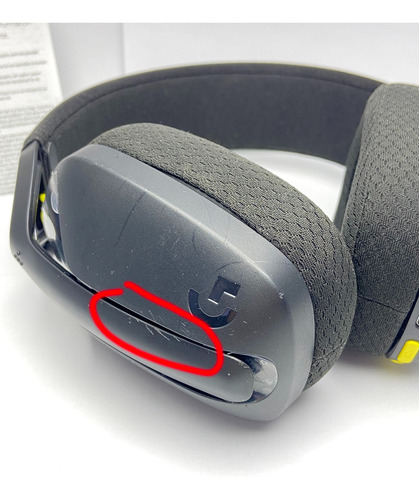 Headset Over-ear Gamer Fone Sem Fio Logitech G435 Leia Anuci Preto (Usado)