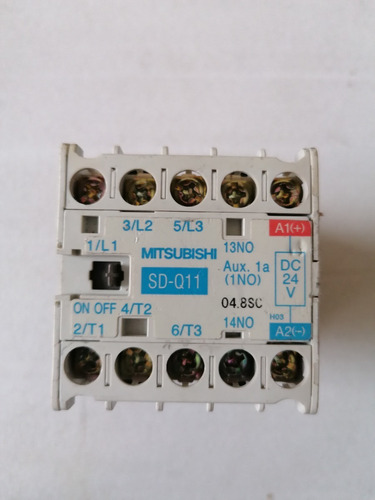 Contactor Sd-q11 Mitsubishi 24vdc 20amp