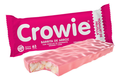 Barritas De Arroz Crowie - Variadas - 24 Unidades