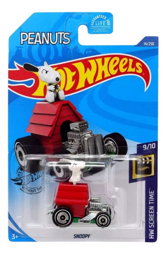 Hot Wheels Peanuts Snoopy Rojo-blanco