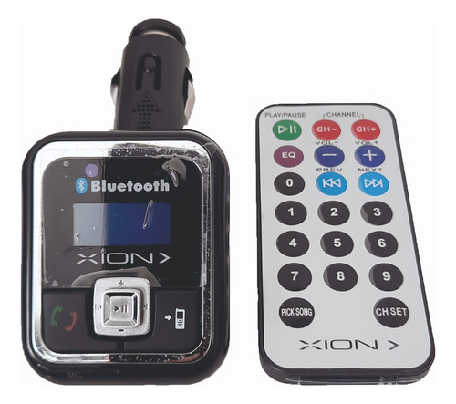 Kit Reproductor Bluetooth Mp3 Manos Libres Para Auto Xion