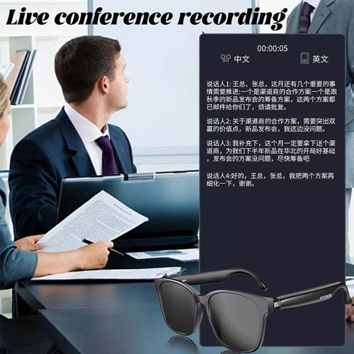 V Gafas Traductor Inteligencia Artificial,gafas Inteligentes