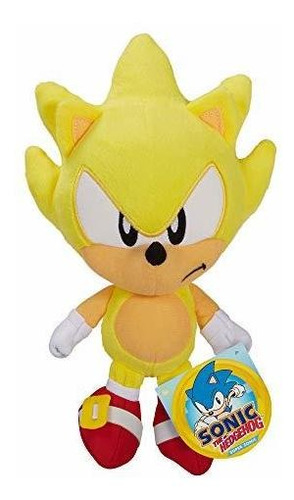 Sonic The Hedgehog Super Sonic Figura De Peluche Coleccionab