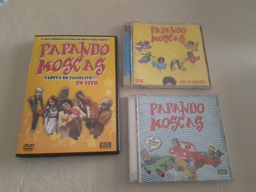 Música Infantil Papando Moscas- Dvd De Recital En Vivo