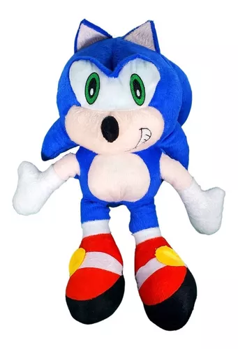 Boneco Pelúcia Sonic Grande 50cm Lançamento Pronta Entrega