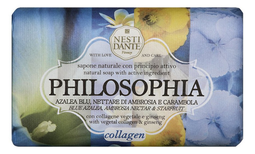 Nesti Dante Philosophia Jabon Natural, Colageno/azalea Azul/