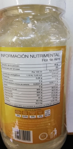 Pulpa Natural De Sábila 100% Aloe Vera Orgánica