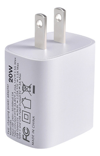 Adaptador De Carga C Quick C-charger 3.0 F-ast C De 20 W, 3