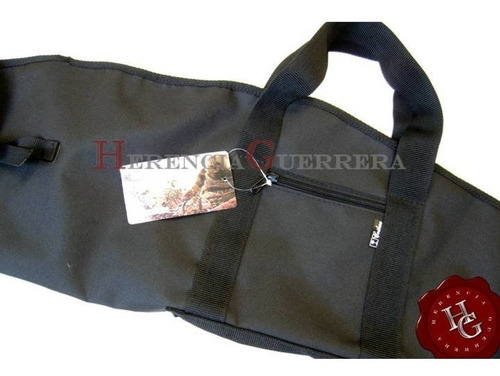 Imagen 5 de 7 de Funda Coihue Rifle Arma Larga 120cm C/mira S/acolchado Negra