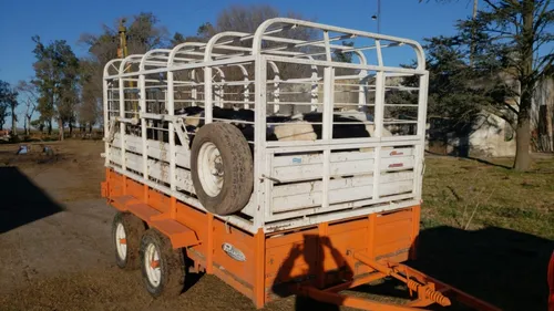 Acoplado Jaula 3 Metros Carro Vaquero Trailer Desmontable