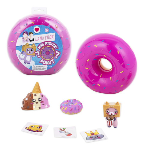 Mini Donut Misterioso Lankybox 6 Figuras Coleccionables