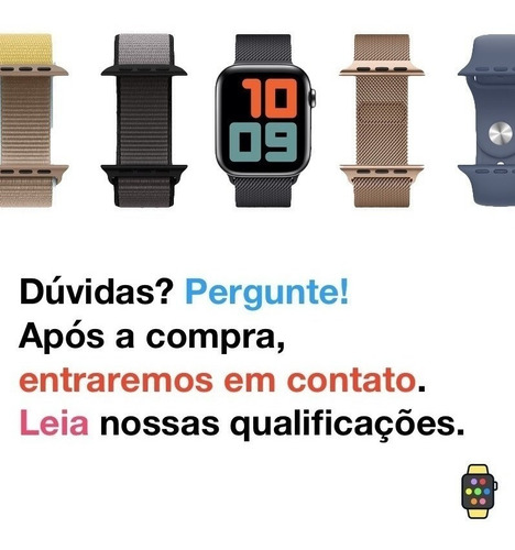 Imagem 5 de 7 de Pulseira Ibands Couro Legítimo Double Tour Para Apple Watch