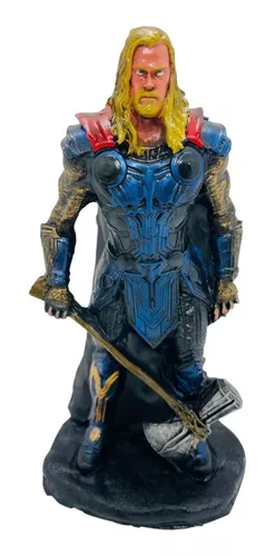 Boneco Thor God of War Ragnarok Colecionavel Estátua de Resina