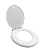 Comprar Asiento Baño Para Inodoros Sanitarios Tapa Pvc Ecco Blanco