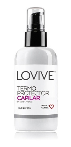 Termo - Protector Capilar Lovive Seda Antifrizz 125ml Envío