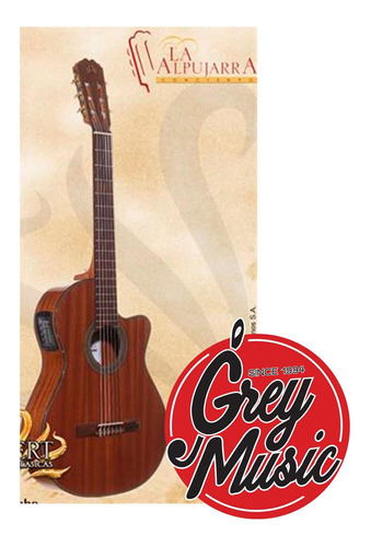 Guitarra La Alpujarra Mod.oruba Ecm C/ Corte Y Ecualiz. Mate