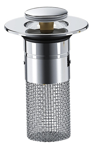 Tapón De Desagüe Universal For Lavabo De Baño, Colador