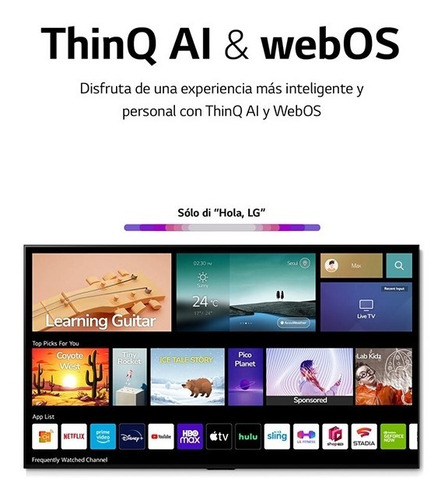Imagen 7 de 8 de Tv LG 65 4k Uhd Thinq Ai Smart Tv 65uq7950psb + Magic Remot