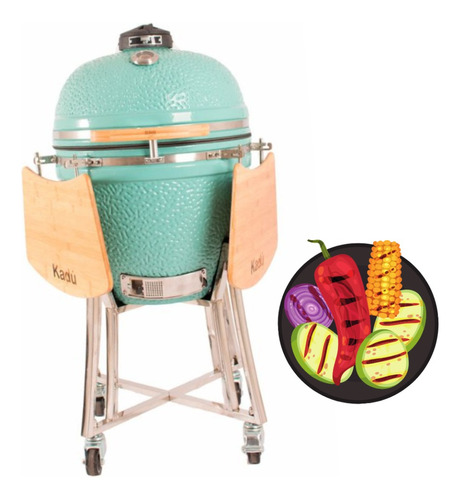 Parrilla Ahumador Bbq-grill Kadu Top K21 Celeste