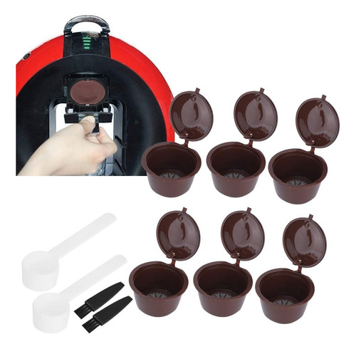 12 Cápsulas Filtro De Café Reutilizables Para Dolce Gusto