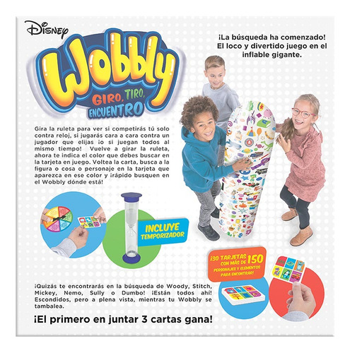 Juego De Mesa Wobbly Disney Pixar Novelty