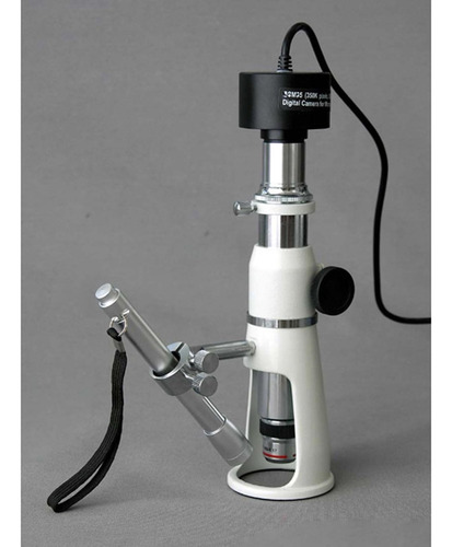 Amscope H100 Handheld Soporte Measuring Microscopio, 100 X A