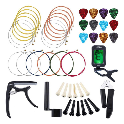 Kit De Cambio De Cuerdas De Guitarra Y Accesorios