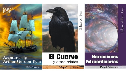 Lote X 3 Libros - Edgar Allan Poe