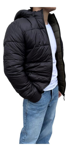 Campera Hombre Inflable Reversible Importada Puffer