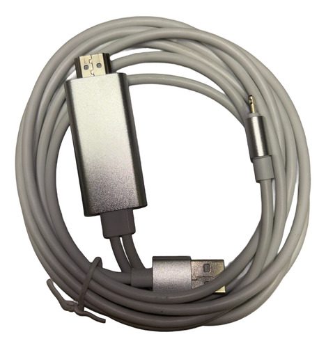 Mow! Hdtv Av Cable Blanco 1.5m Para Ver Tu Celu En La Tv