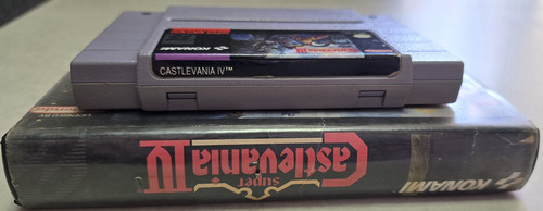 Super Castlevania Iv Original, Am C/ Caixa P/ Super Nintendo (Usado)