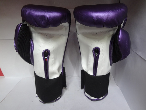 Guantes De Box Brillosos Purple Palomares Genuino Fpx