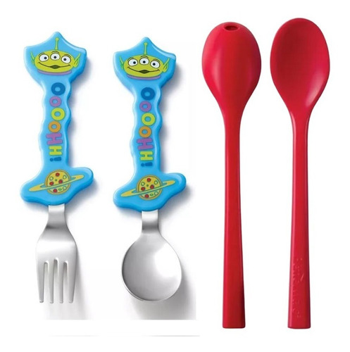 Set Tenedores Toy Story Y Cuchara Popote Betterware